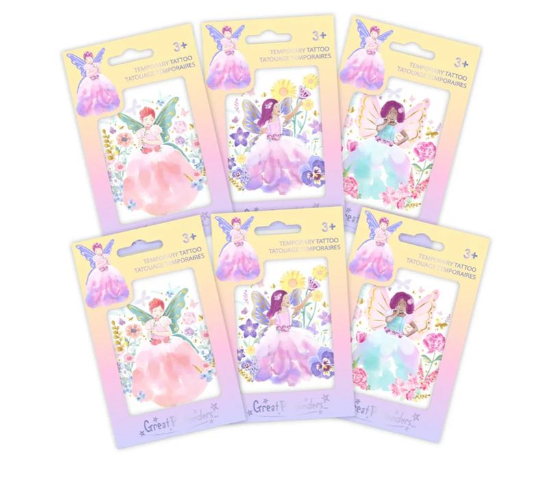 Great Pretenders - Butterfly Fairy Temporary Tattoos