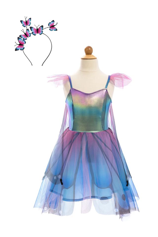 Great Pretenders - Butterfly Twirl Dress with Wings and Headband