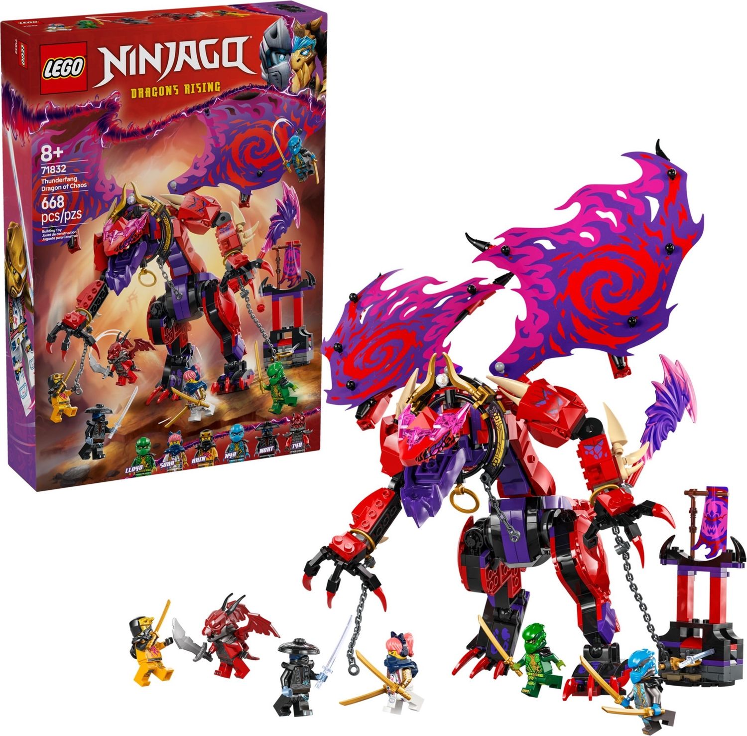 Lego Ninjago 71832 - Thunderfang Dragon of Chaos