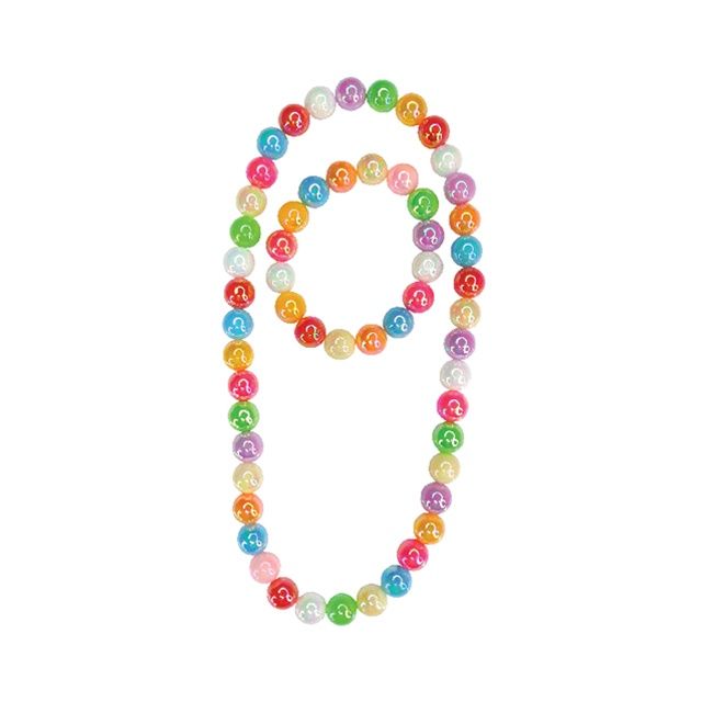 Great Pretenders - Colour Me Rainbow Necklace &amp; Bracelet Set