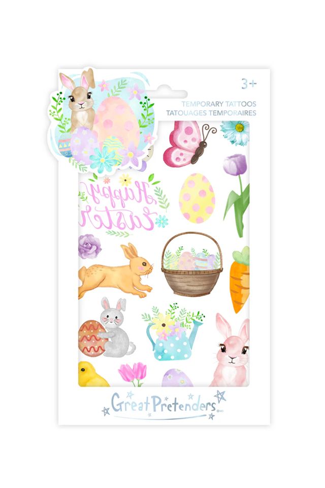 Great Pretenders - Easter Bunny Temporary Tattoos