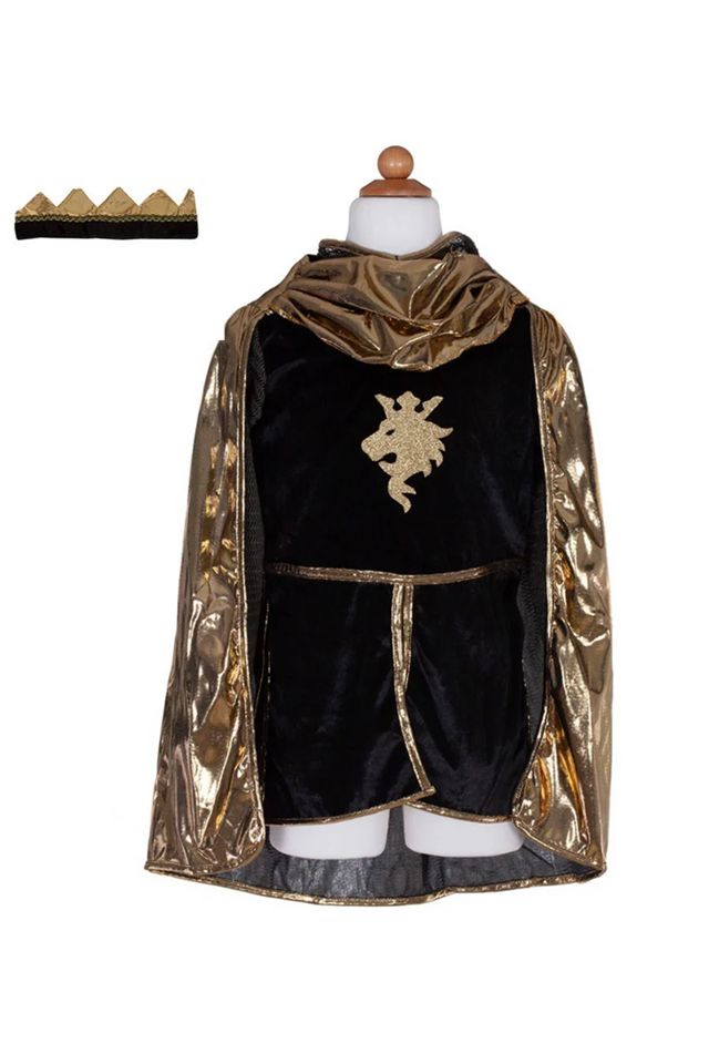 Great Pretenders - Gold Knight Set with Tunic, Cape, and Crown