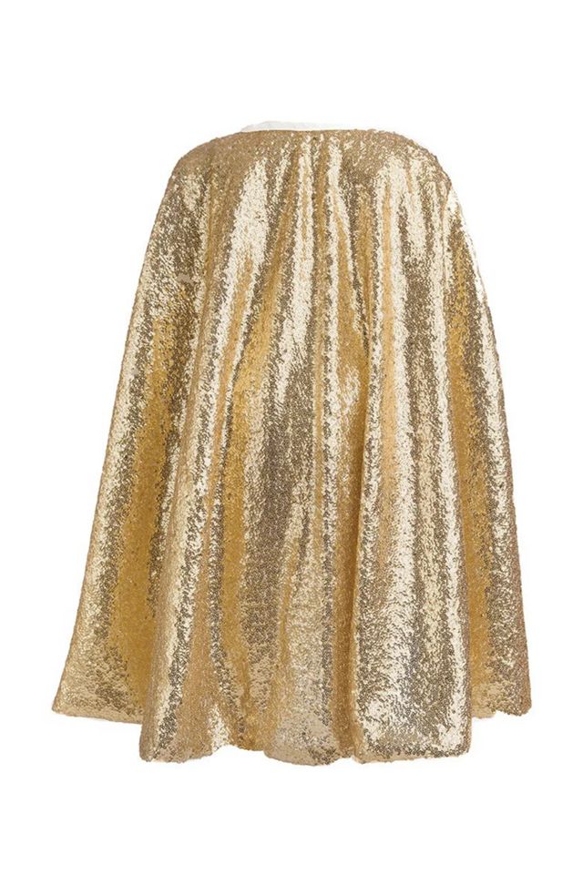 Great Pretenders - Gracious Gold Sequins Cape