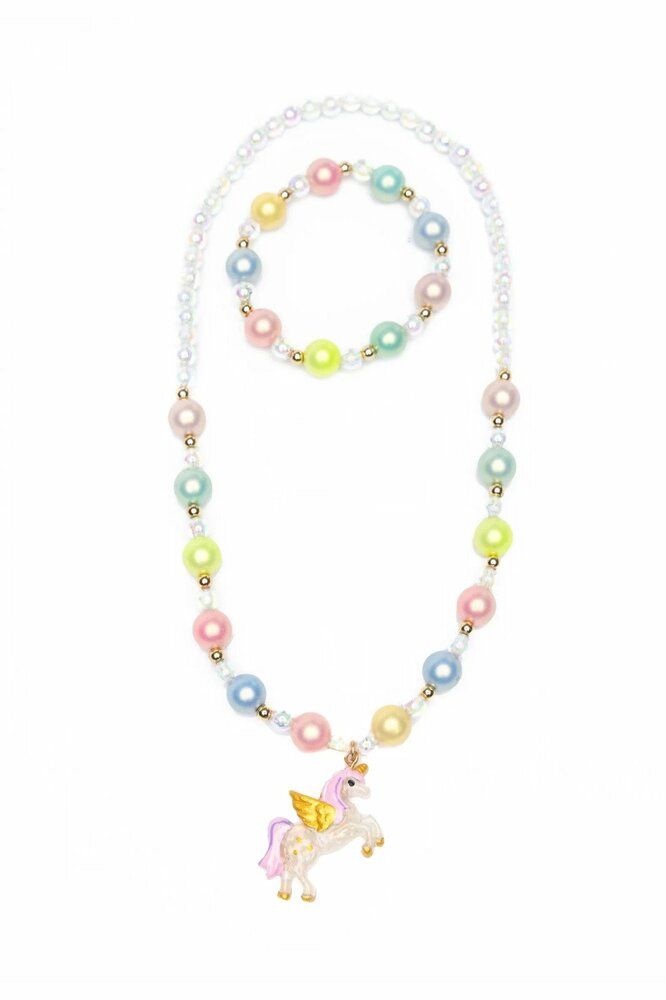 Great Pretenders - Happy-Go-Unicorn Necklace &amp; Bracelet Set