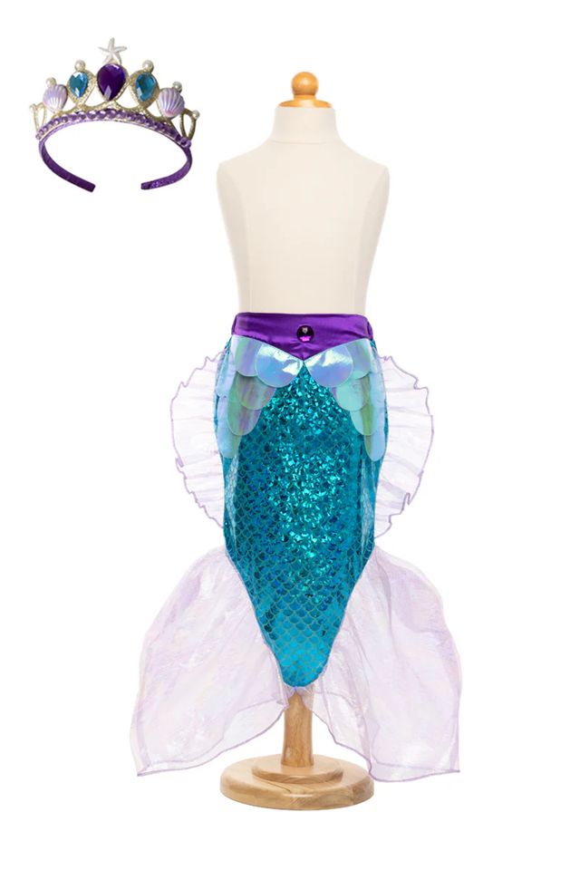 Great Pretenders - Blue Mermaid Glimmer Skirt Set