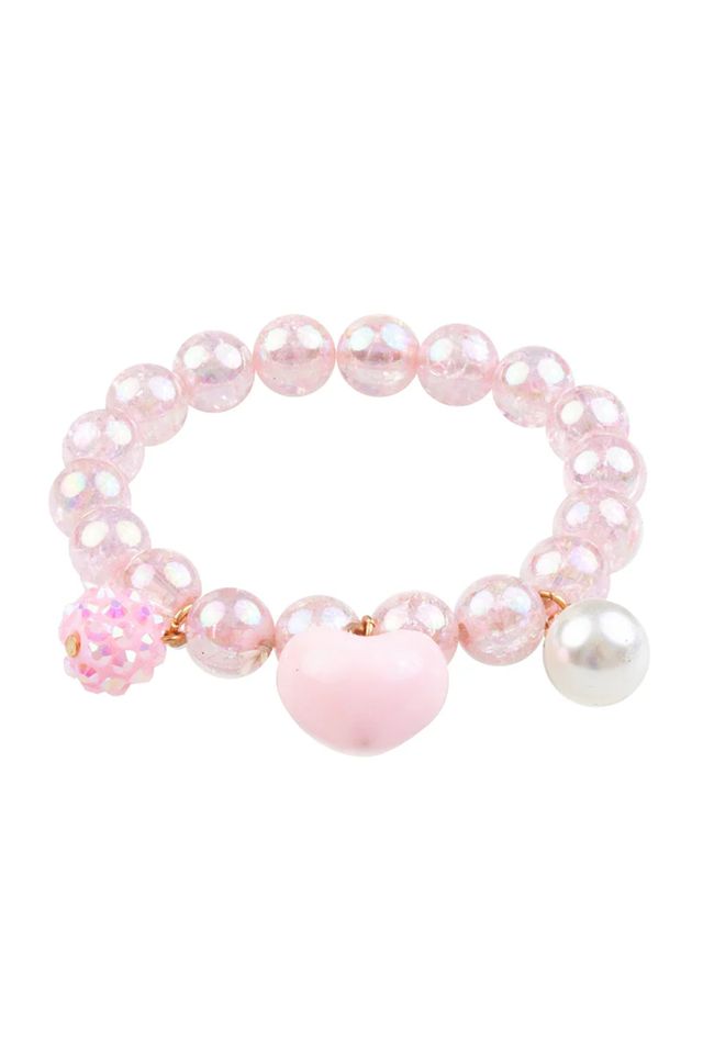 Great Pretenders - Pink Heart Bobble Bracelet