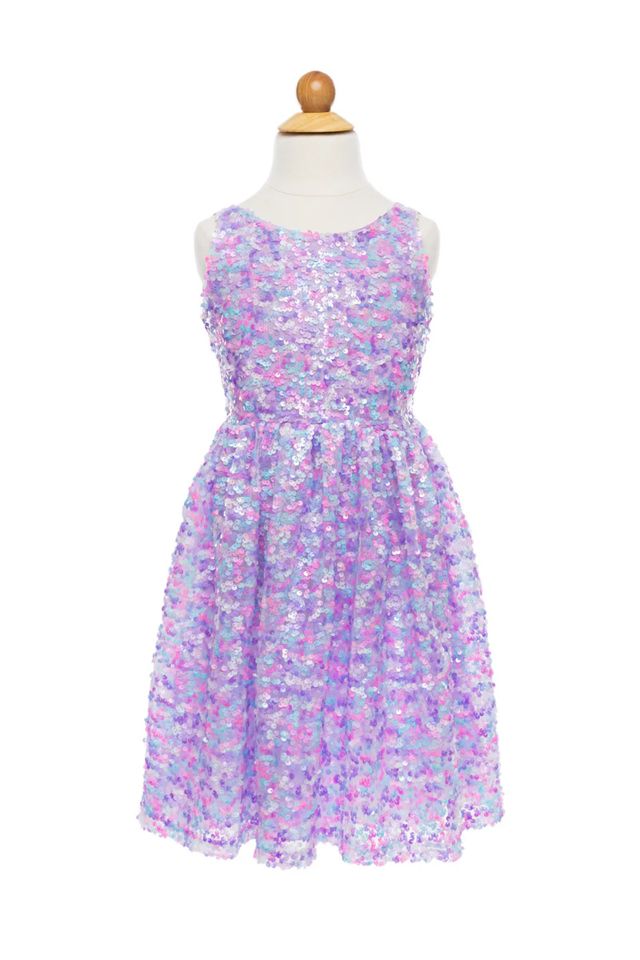 Great Pretenders - Purple Party Sequins Dress