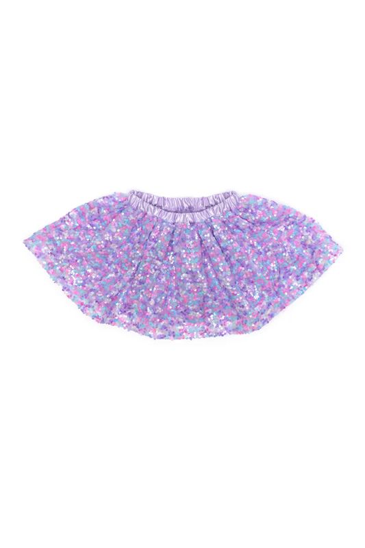 Great Pretenders - Purple Party Sequins Skirt