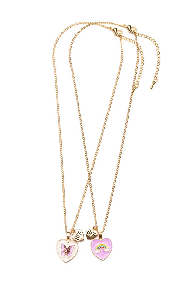 Great Pretenders - Rainbow Butterfly BFF Necklace