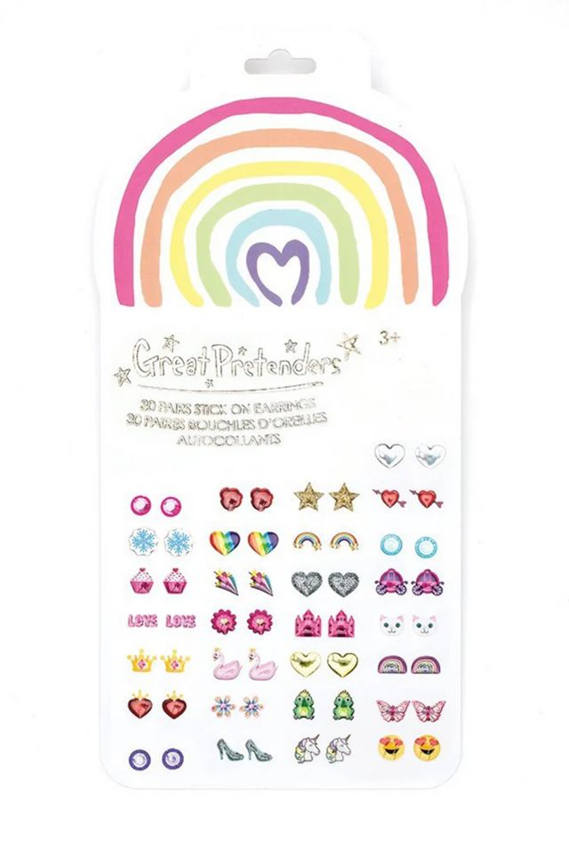 Great Pretenders - Rainbow Love Sticker Earrings