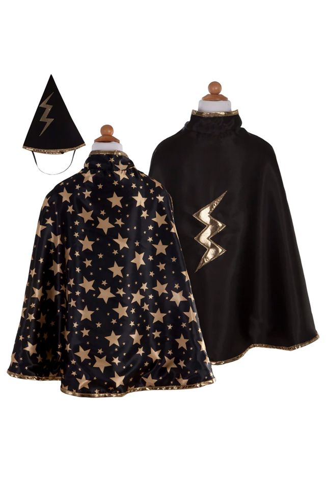 Great Pretenders - Reversible Wizard Cape &amp; Hat