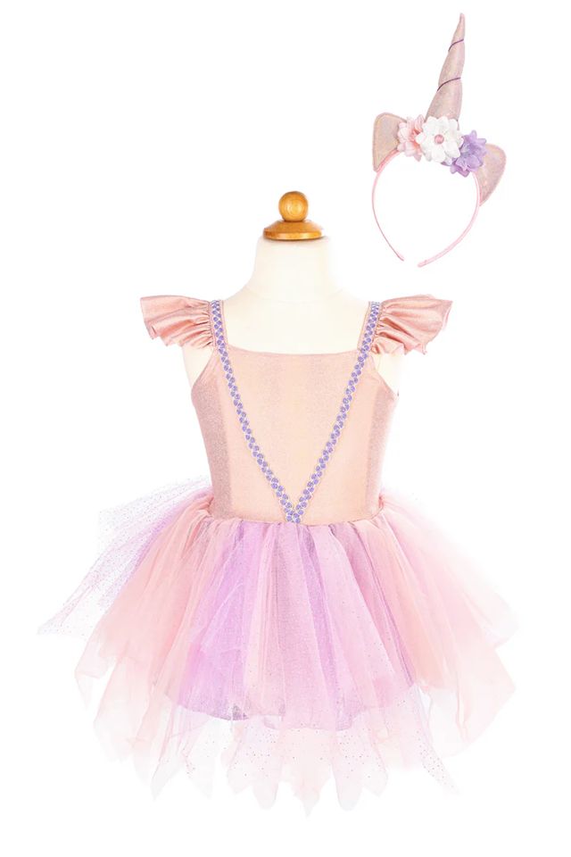 Great Pretenders - Shimmer Unicorn Dress &amp; Headband