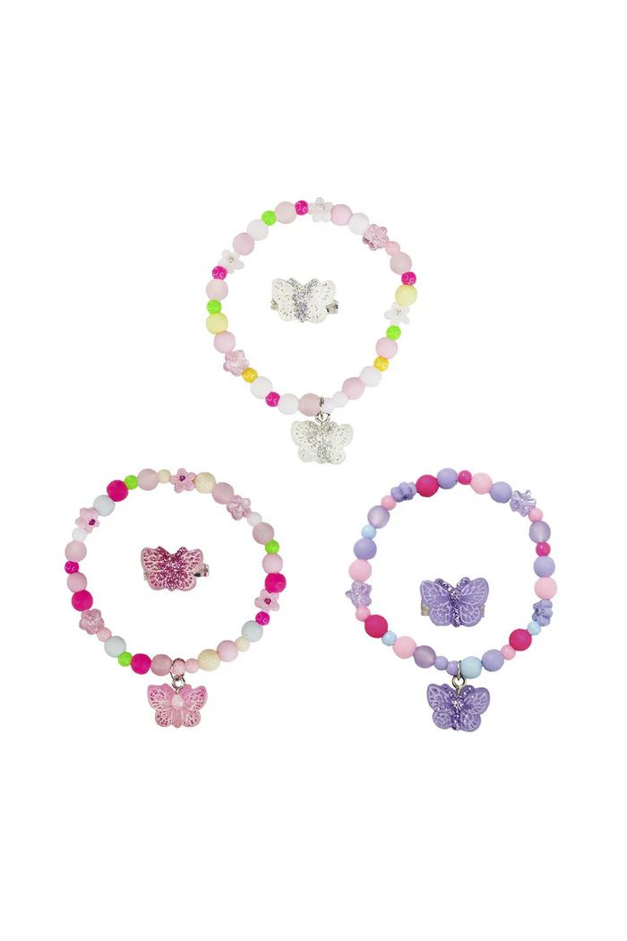 Great Pretenders - Sparkle Butterfly Ring and Bracelet Set