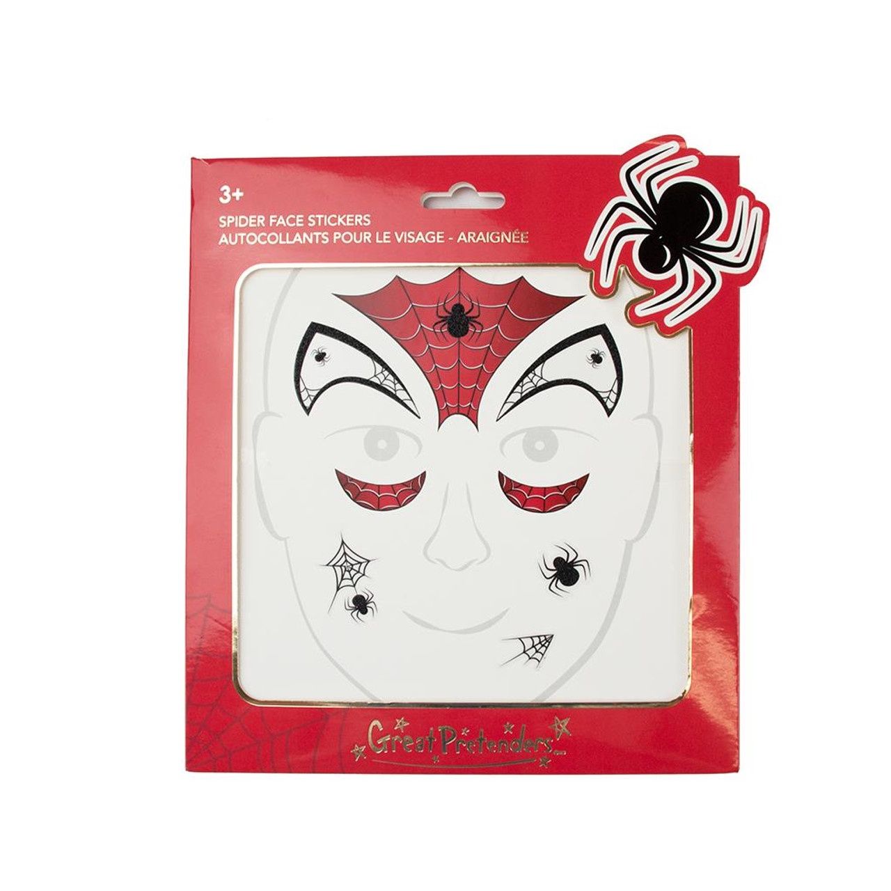 Great Pretenders - Spider Face Stickers