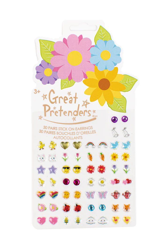 Great Pretenders - Spring Flowers Sticker Earrings