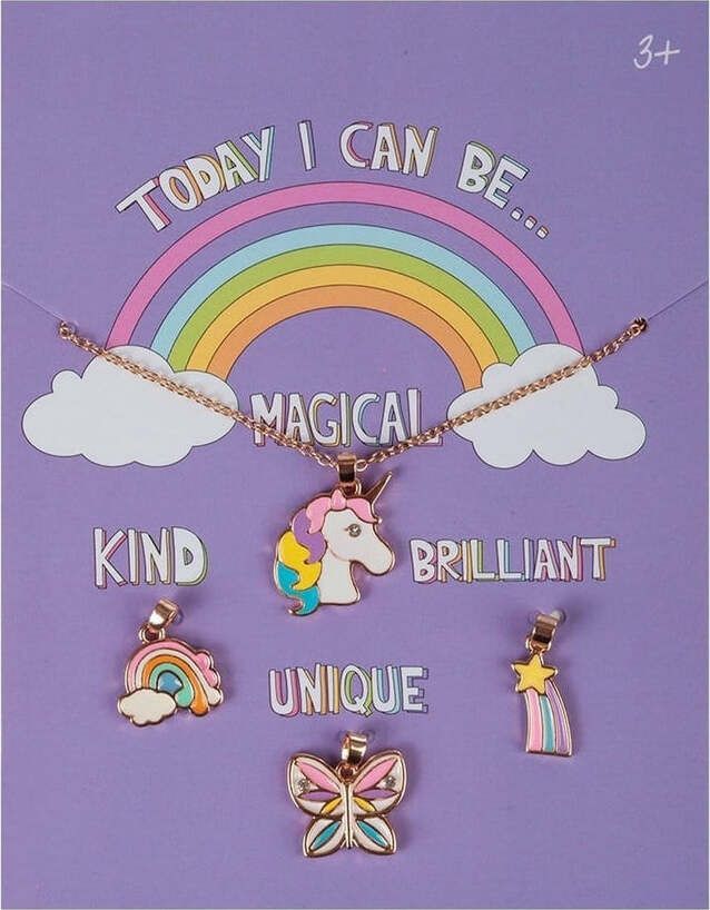 Great Pretenders - Today I Can Be Magical, Kind, Brilliant and Unique Necklace &amp; Charms Set