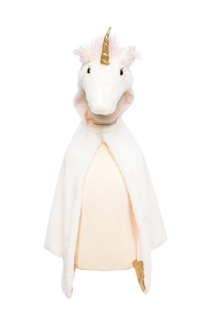 Great Pretenders - White Unicorn Cuddle Cape