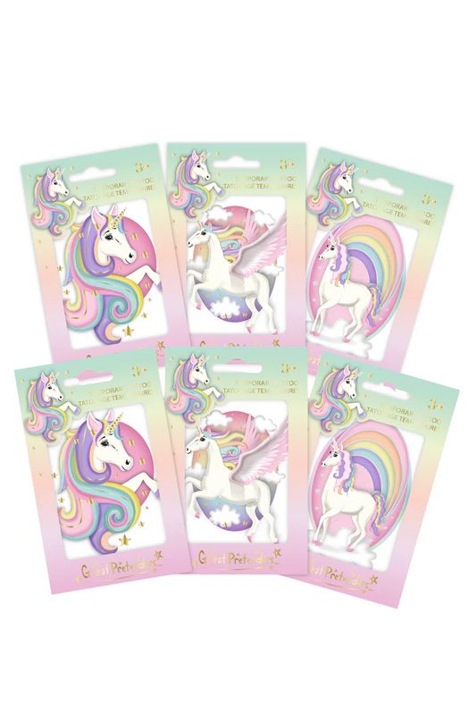 Great Pretenders - Unicorn Temporary Tattoos