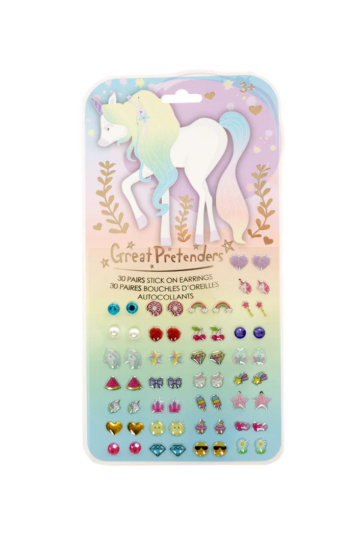 Great Pretenders - Whimsical Unicorn Sticker Earrings