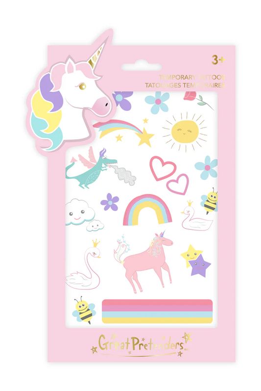Great Pretenders - Unicorns Temporary Tattoos