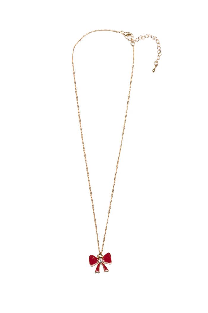 Great Pretenders - Holiday Bow Necklace