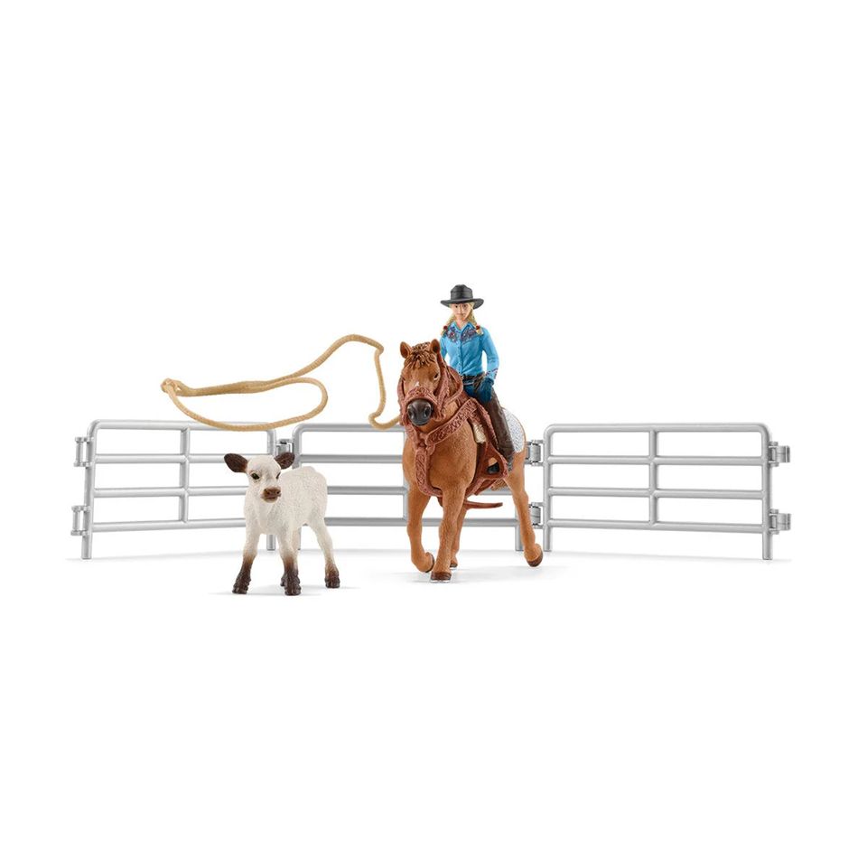 Schleich - Cowboy Team Roping Fun