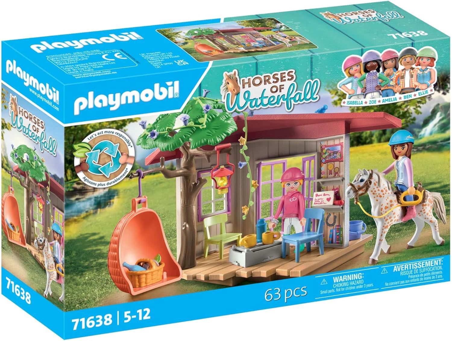 Playmobil Horses of Waterfall 71638 - Horse Fans Clubhouse