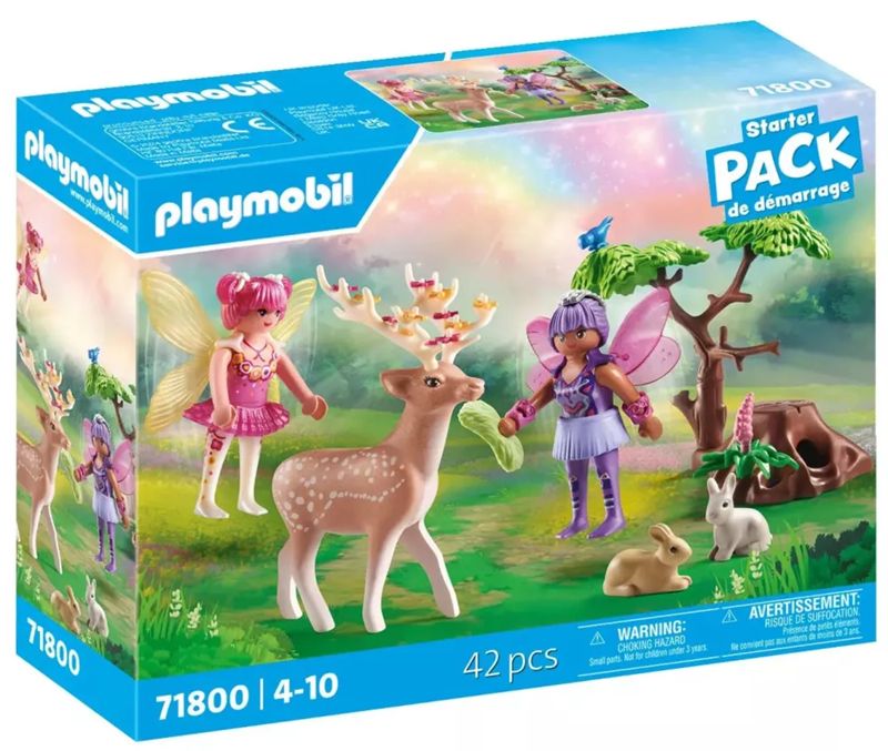 Playmobil Princess Magic 71800 - Fairies with Forest Animals Starter Pack