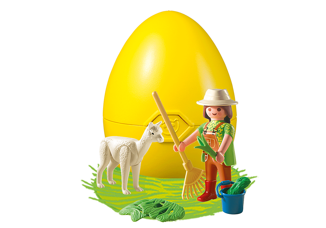 Playmobil Easter Egg 4944 - Zookeeper with Alpaca