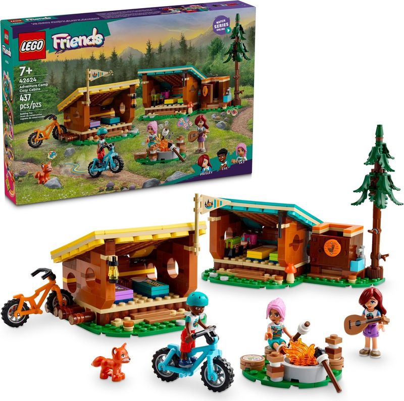 Lego Friends 42624 - Adventure Camp Cozy Cabins