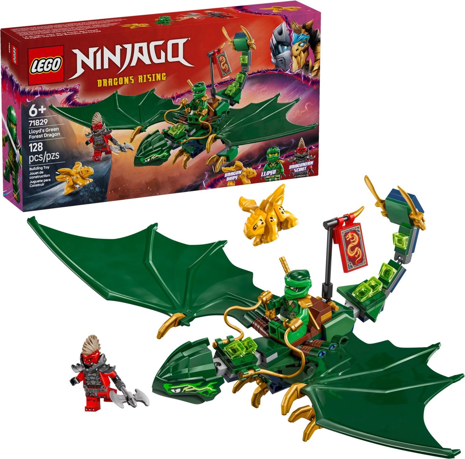 Lego Ninjago 71829 - Lloyd&#39;s Green Forest Dragon