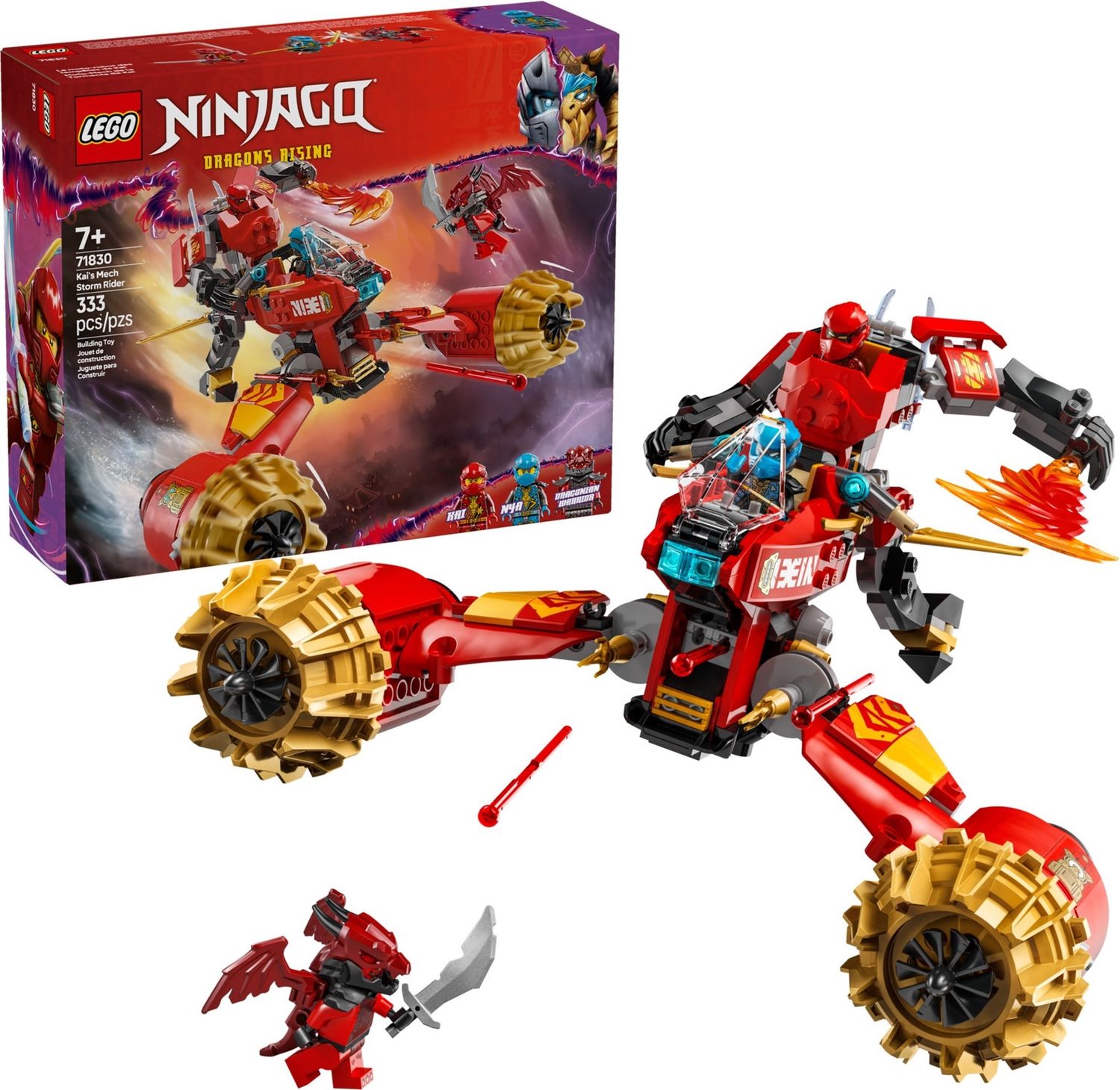 Lego Ninjago 71830 - Kai&#39;s Mech Storm Rider
