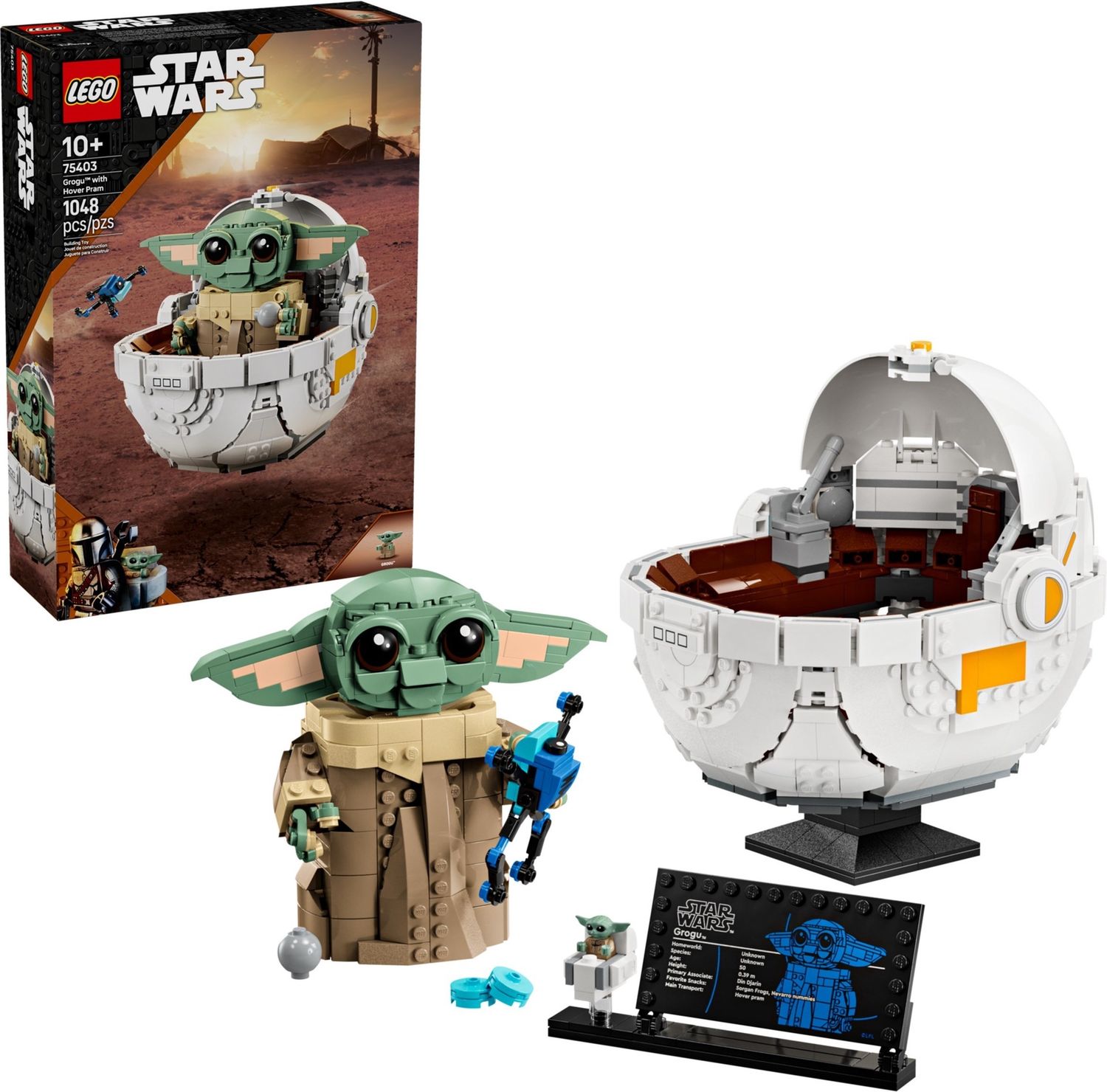 Lego Star Wars 75403 - Grogu with Hover Pram