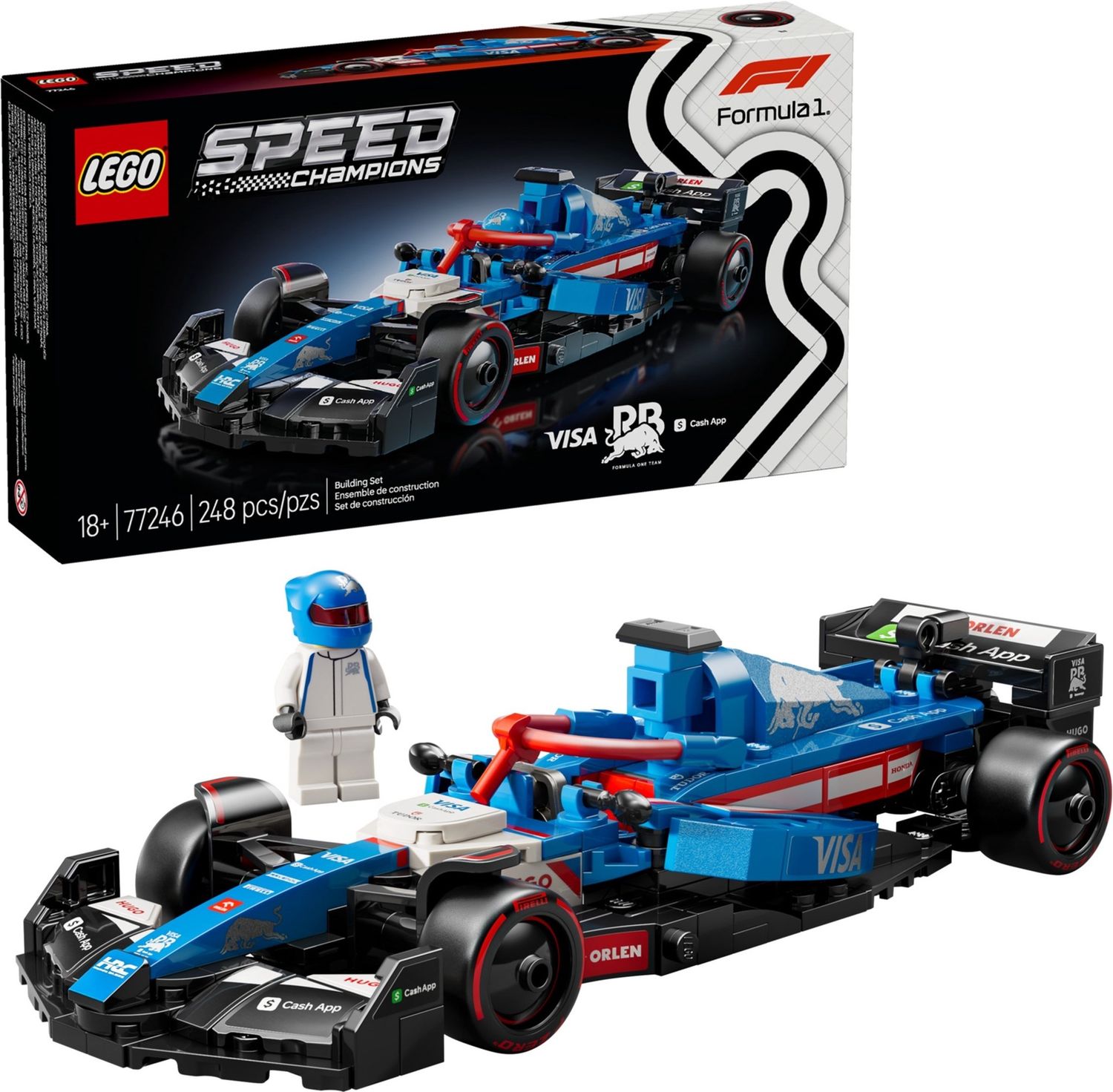 Lego Speed Champions 77246 - Visa Cash App VCARB 01 F1