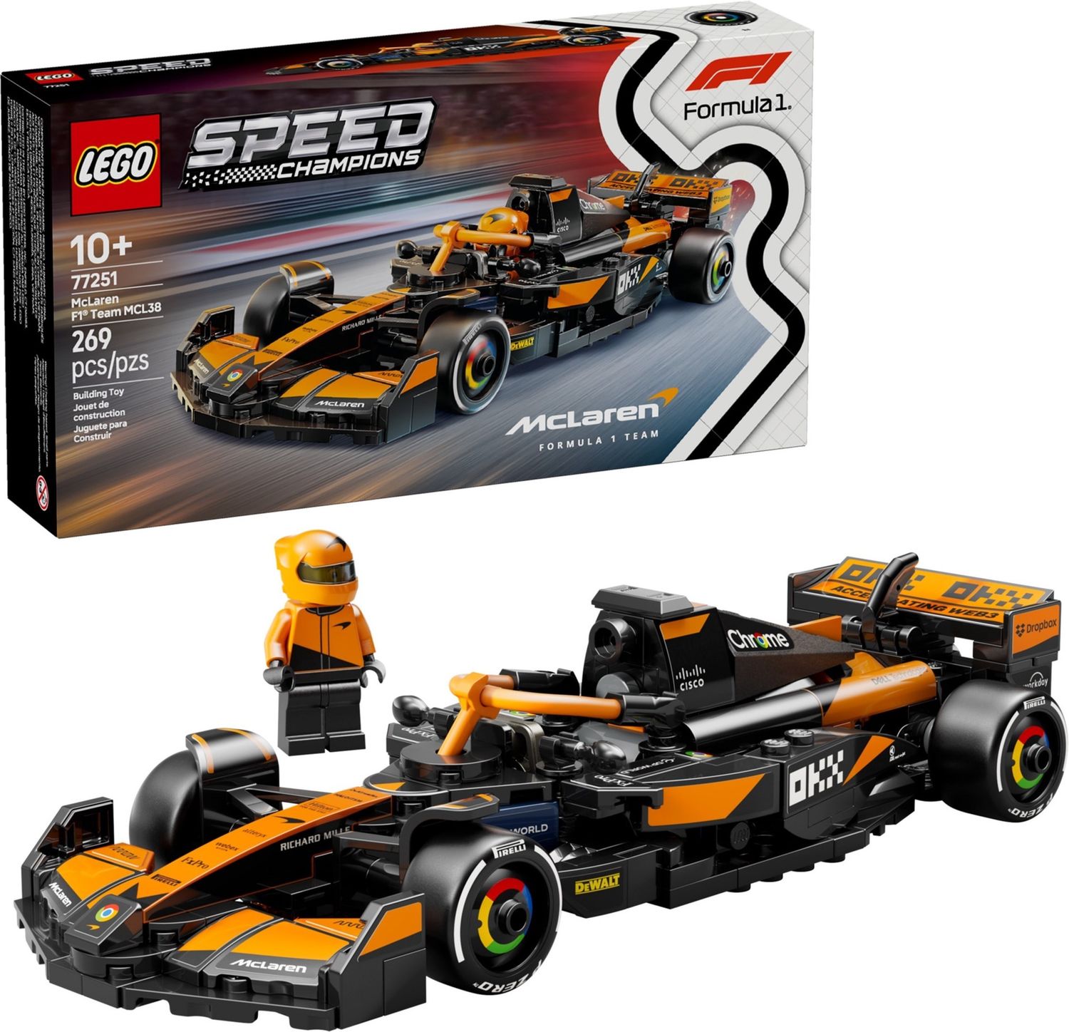 Lego Speed Champions 77251 - McLaren F1 Team MCL38