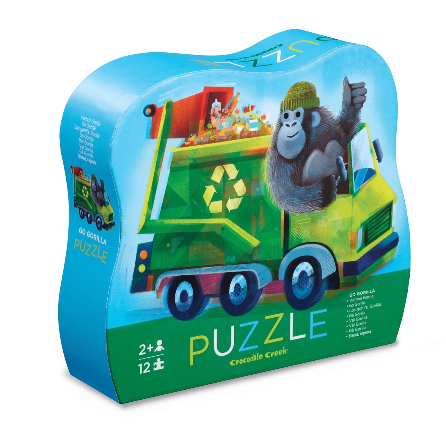 Crocodile Creek 12 Piece Mini Puzzle - Go Gorilla