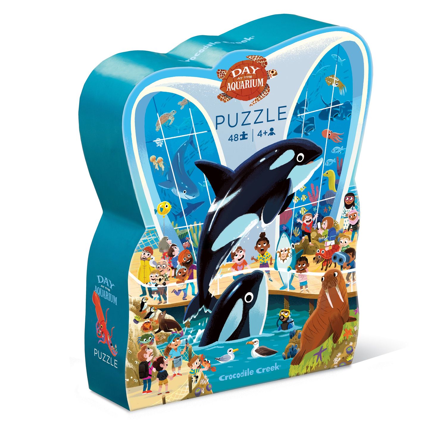 Crocodile Creek 48 Piece Puzzle - Day at the Aquarium