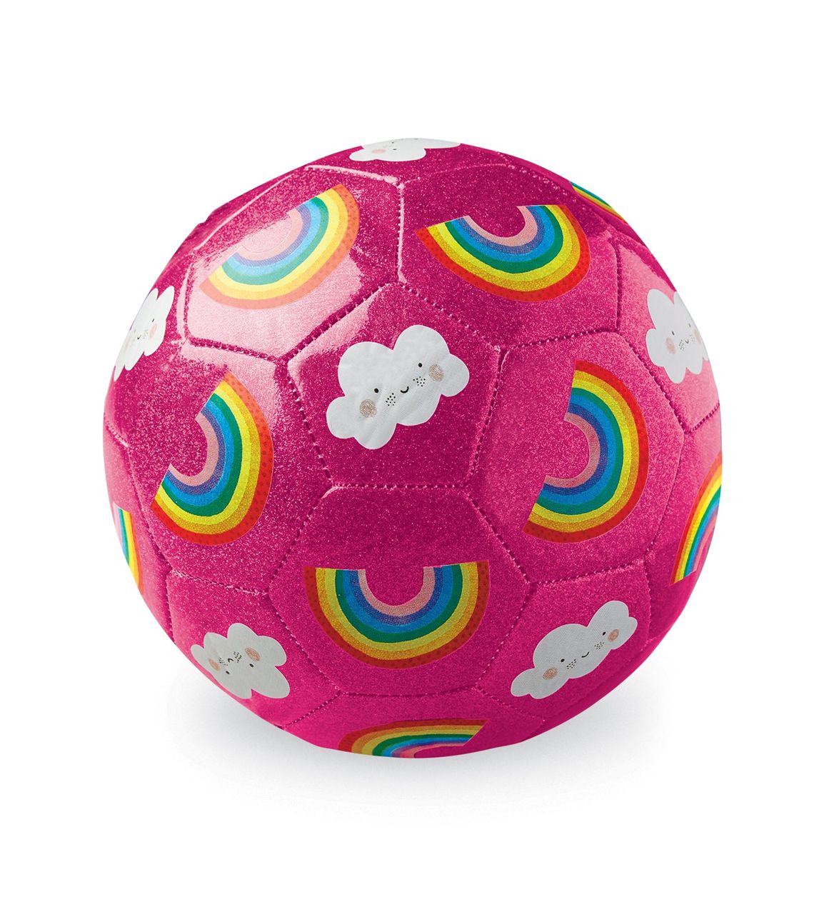 Crocodile Creek - Size 3 Rainbow Glitter Soccer Ball