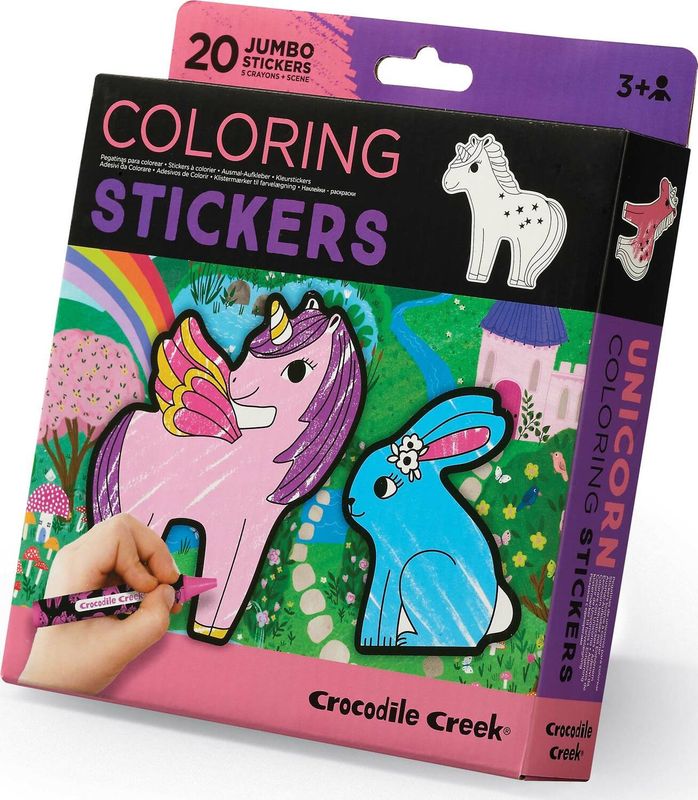 Crocodile Creek - Colouring Stickers Unicorn