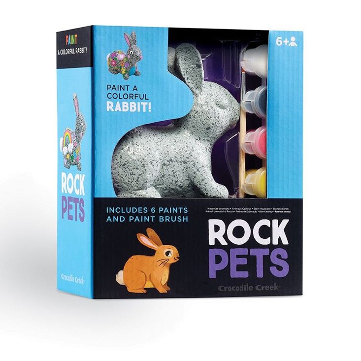 Crocodile Creek - Rock Pets Rabbit