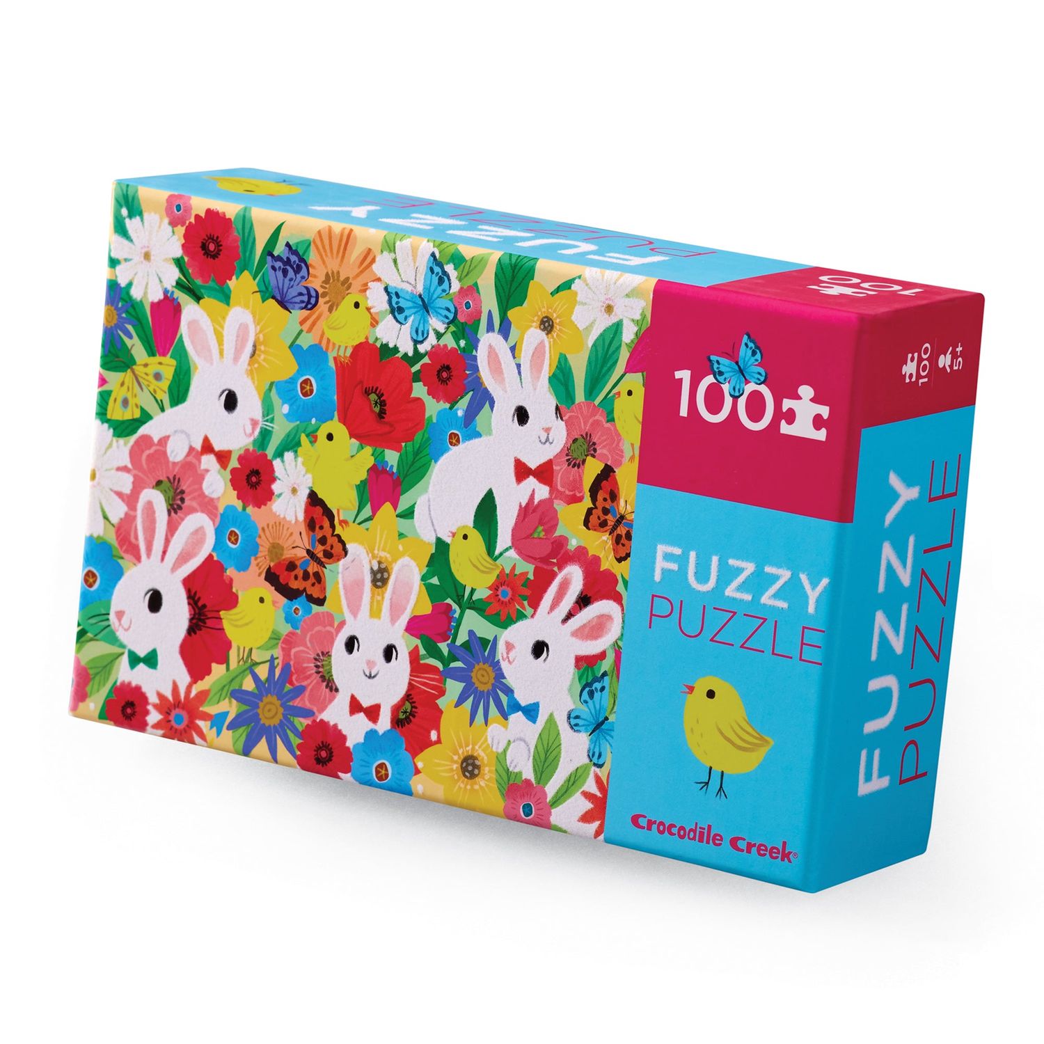 Crocodile Creek 100 Piece Fuzzy Puzzle - Bunny
