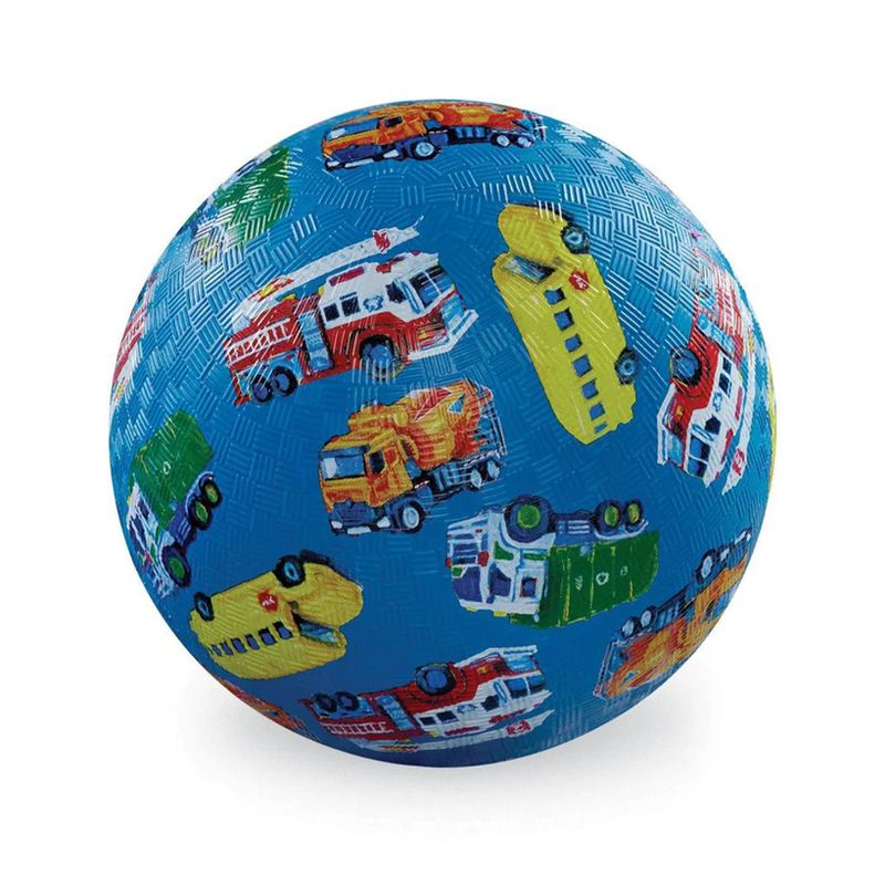 Crocodile Creek - 7&quot; City Vehicles Playground Ball