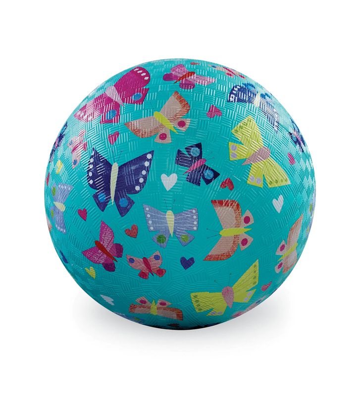 Crocodile Creek - 7&quot; Butterfly Rainbow Playground Ball