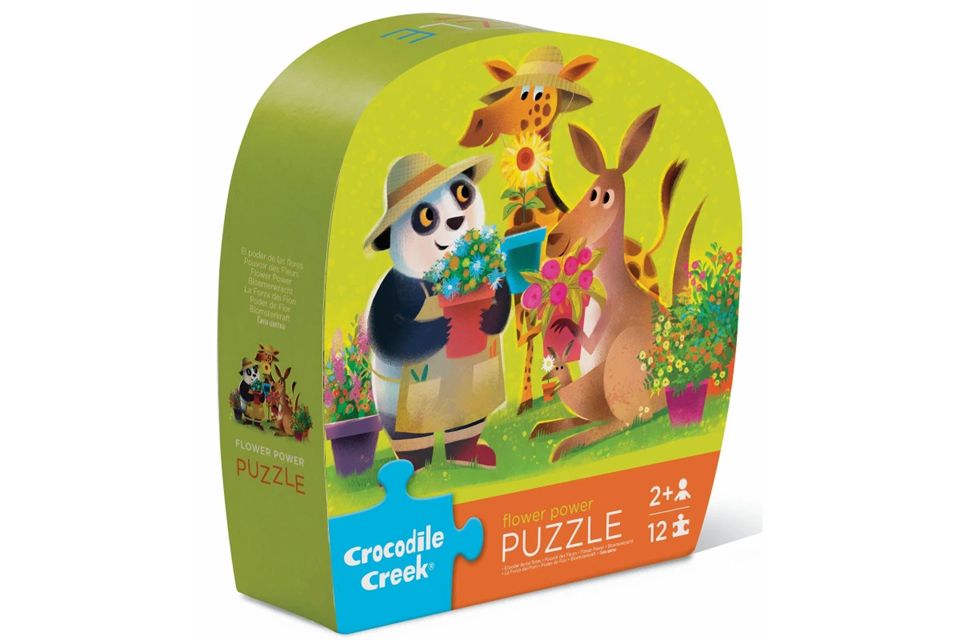 Crocodile Creek 12 Piece Mini Puzzle - Flower Power