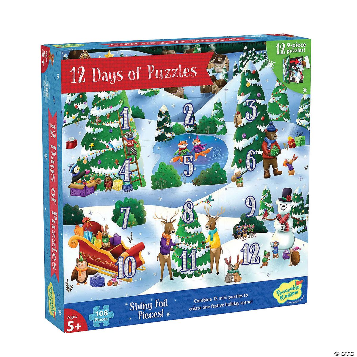 Peaceable Kingdom - 12 Days of Puzzles
