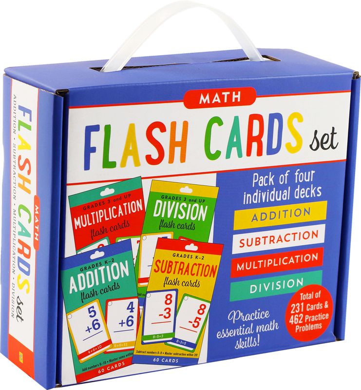 Math Flash Cards Set