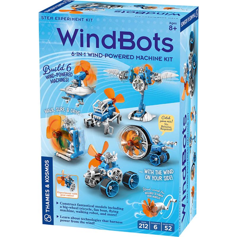 WindBots - 6-in-1 Wind-Powered Machine Kit