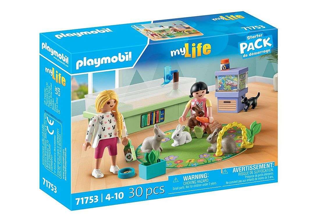 Playmobil My Life 71753 - Rabbit Family Starter Pack