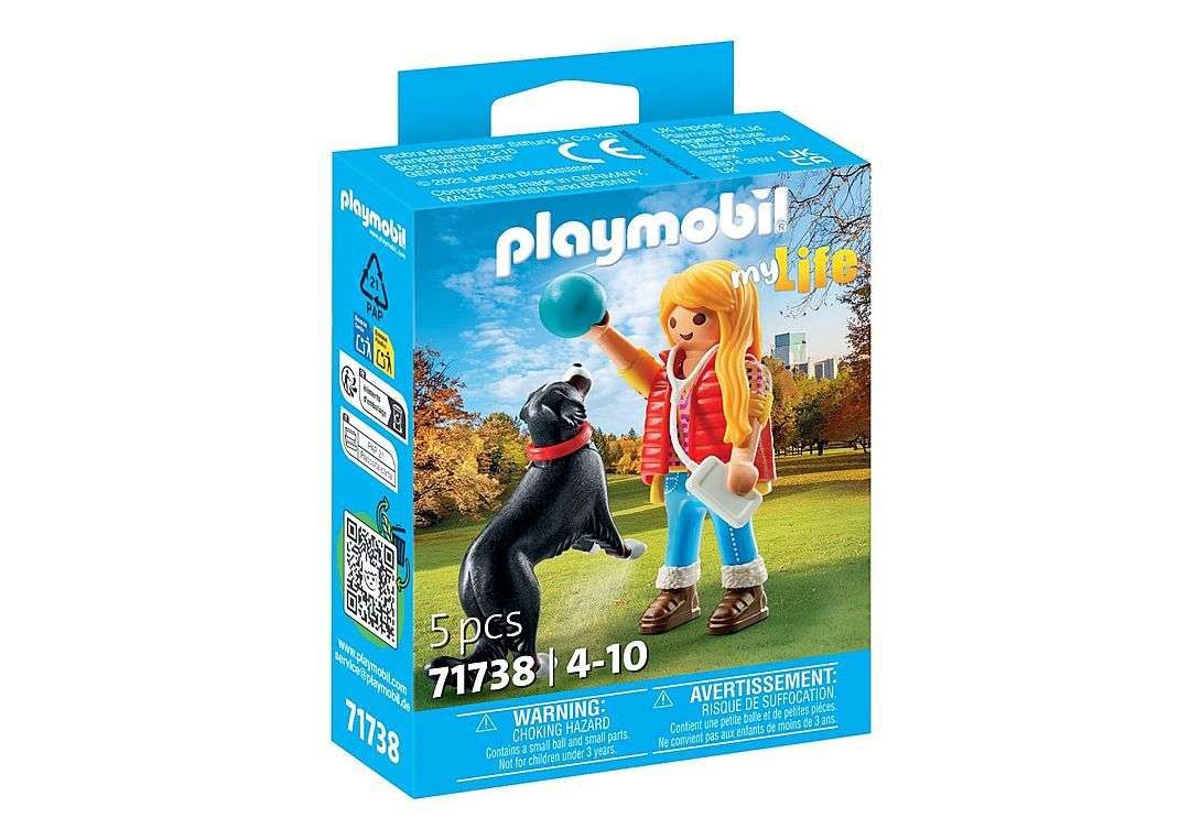 Playmobil My Life - Woman with Mountain Dog