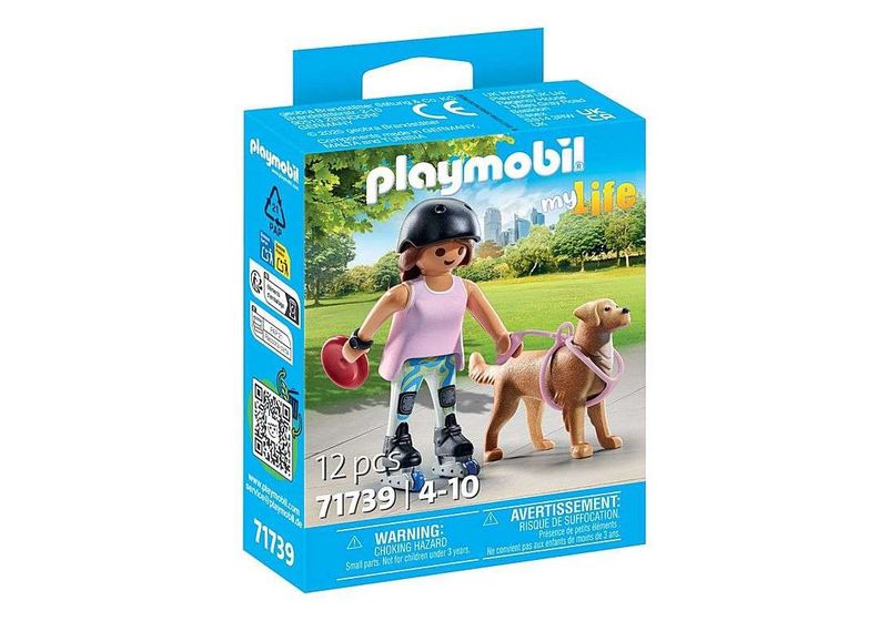 Playmobil My Life 71739 - Skater with Retriever
